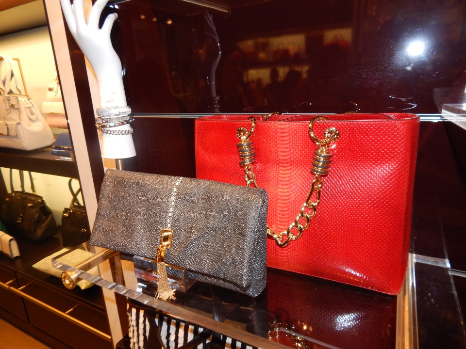 Multi-Green Debutante Snake Clutch